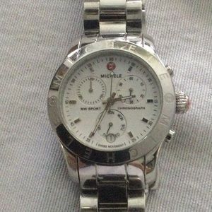 Michele ladies chronograph watch